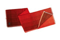 Ullpläd – Gradient Röd | Handvävd 130×180 cm