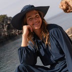 Bahamas UV-hatt – Marinblå
